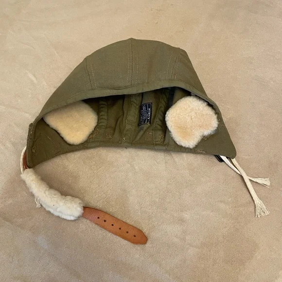 WWII era A-9 US Air Force summer helmet